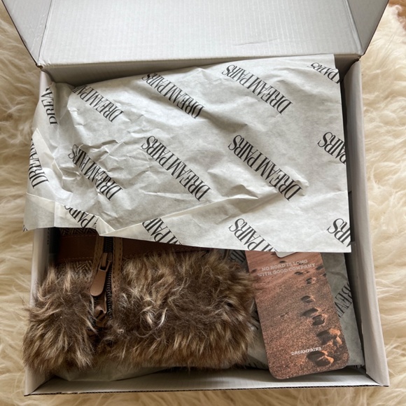 DreamPairs Kriver Brown Boot Sz 2 Big Girl - Picture 13 of 14